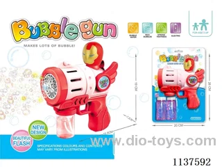 20 Hole Iron Man Bubble Gun