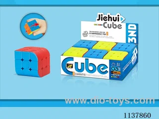 Three-sided solid colour Rubik's Cube/bearing