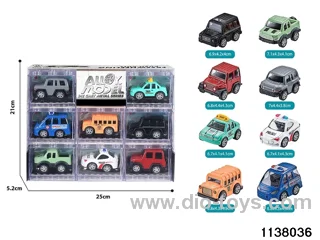 Alloy Pull Back Car