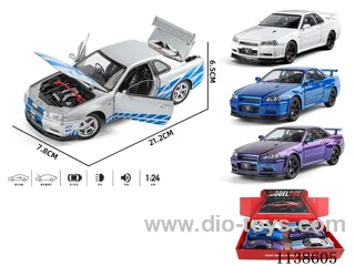 1：24 pull back alloy car W L/M