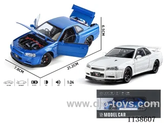 1：24 pull back alloy car W L/M