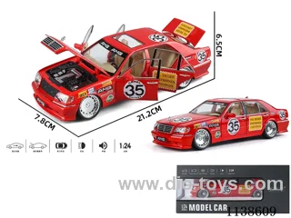 1：24 free whee alloy car W L/M