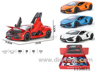 1：24 pull back alloy car W L/M