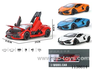 1：24 pull back alloy car W L/M