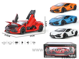 1：24 pull back alloy car W L/M