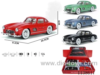 1：24 pull back alloy car W L/M