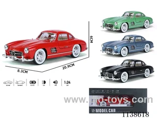 1：24 pull back alloy car W L/M