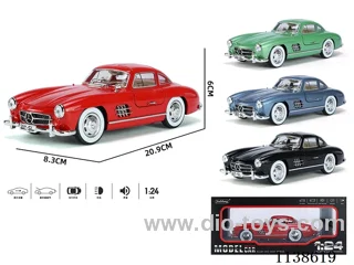 1：24 pull back alloy car W L/M