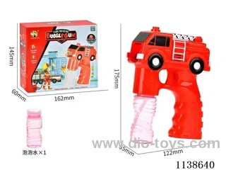 Fire engine bubble gun 1*50ml