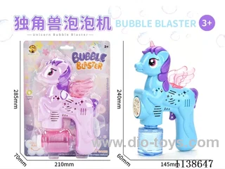 Small winged unicorn bubble gun 1*100ml