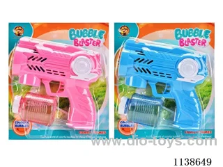 Mechanical bubble gun with six holes 1*100ml