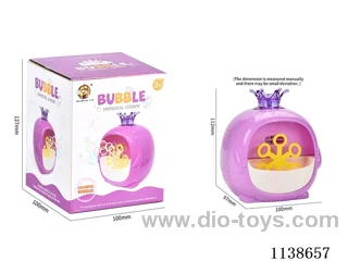 Mini Crown Bubble Machine 1*50ml