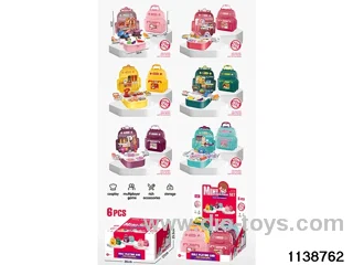 Mini backpacks (tools, cashier, cutlery, desserts, jewellery, medical supplies)