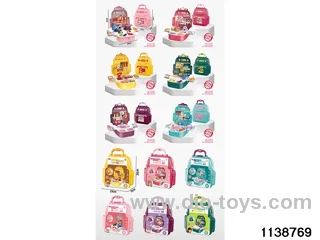 Mini backpacks (tools, cashier, cutlery, desserts, jewellery, medical supplies)