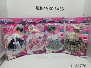12" 30CM doll/clothes 4 mixes