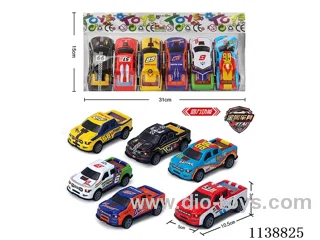 Pull Back Alloy Vehicle (Big Pickup) 6pcs