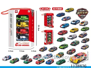 Pull Back Alloy Models (Vehicle Simulator) (12pcs)