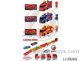 Ejector Track Organiser 4 PCS alloy trolley 1 PCS figurine 3 mixed