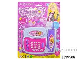 Telephone with sound and light