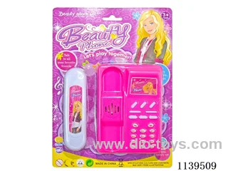 Telephone with sound and light