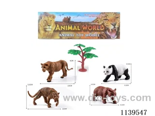 4 PVC animals + 1 tree