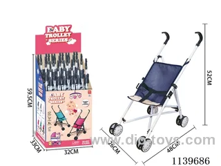 Display Box 12pcs Trolley (Iron)