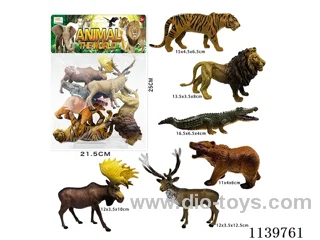 6 Colourful Animals (6PCS)