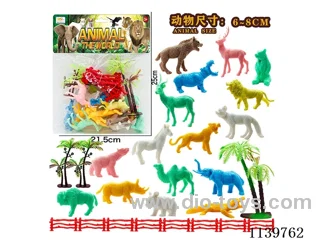 Macaron Colour Animal Scene(27PCS)
