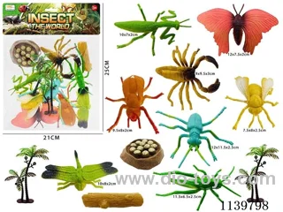 Solid Insect Scene(12PCS)