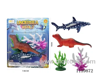 Hammerhead Shark, Otter(4PCS)