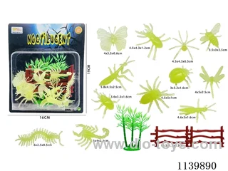 Glow-in-the-dark 12 Insects (15PCS)