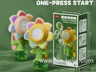 Bubble machine (one button start version)