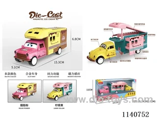 pull back alloy car W L/M