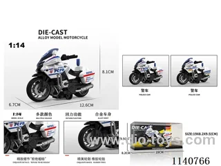 1:14 pull back alloy motorbikes