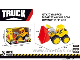 big engineering forklift truck