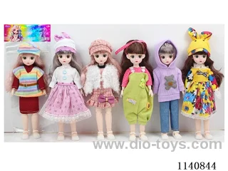 12" 30cm 21 jointed solid 3D real eye fashion loli doll + hair accessories Mixed bag