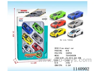 free wheel race car