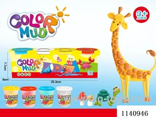 Colourful Clay 4 bottles