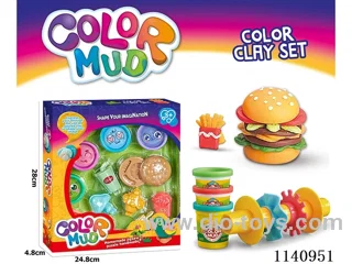 Colourful Clay Burger