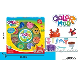Colourful clay series (8 bottles)