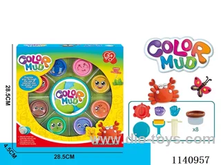 Colourful clay series (8 bottles)