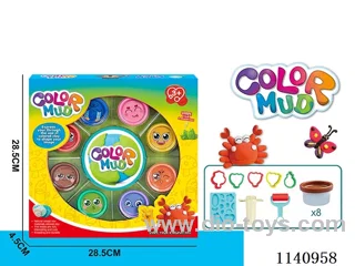 Colourful clay series (8 bottles)