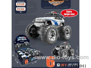 Big Foot Inertia Police Car (6 pcs)