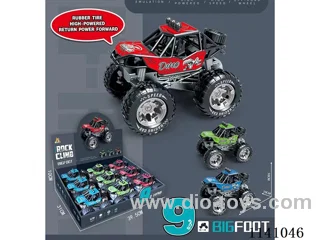 Climbing off-road inertia vehicle (9 pcs)