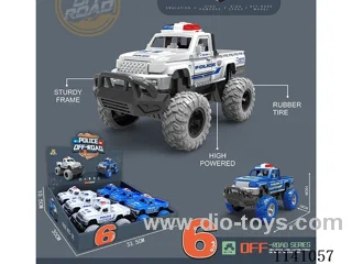 Simulation big foot off-road inertia car (6 pcs)