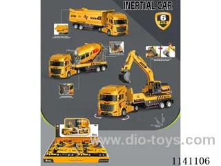 Inertia construction vehicle 3 mixed (6pcs/box)