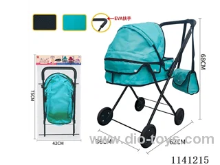 Classic Black. Pure Green cloth Trolley (Small Wheel)