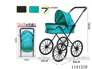 Classic Black. Pure Green cloth Trolley (Extra Large Wheel)