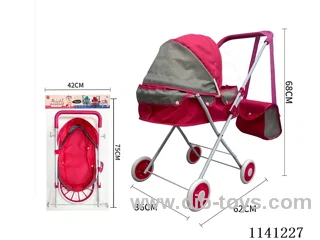 Red and grey duplex thick cloth Trolley (small wheel)