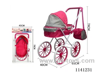 Red and grey duplex thick cloth Trolley (extra large wheel)
